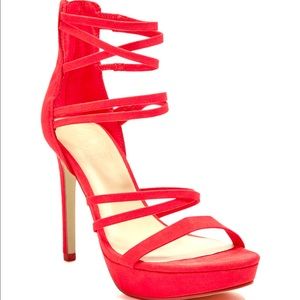 Guess red heels